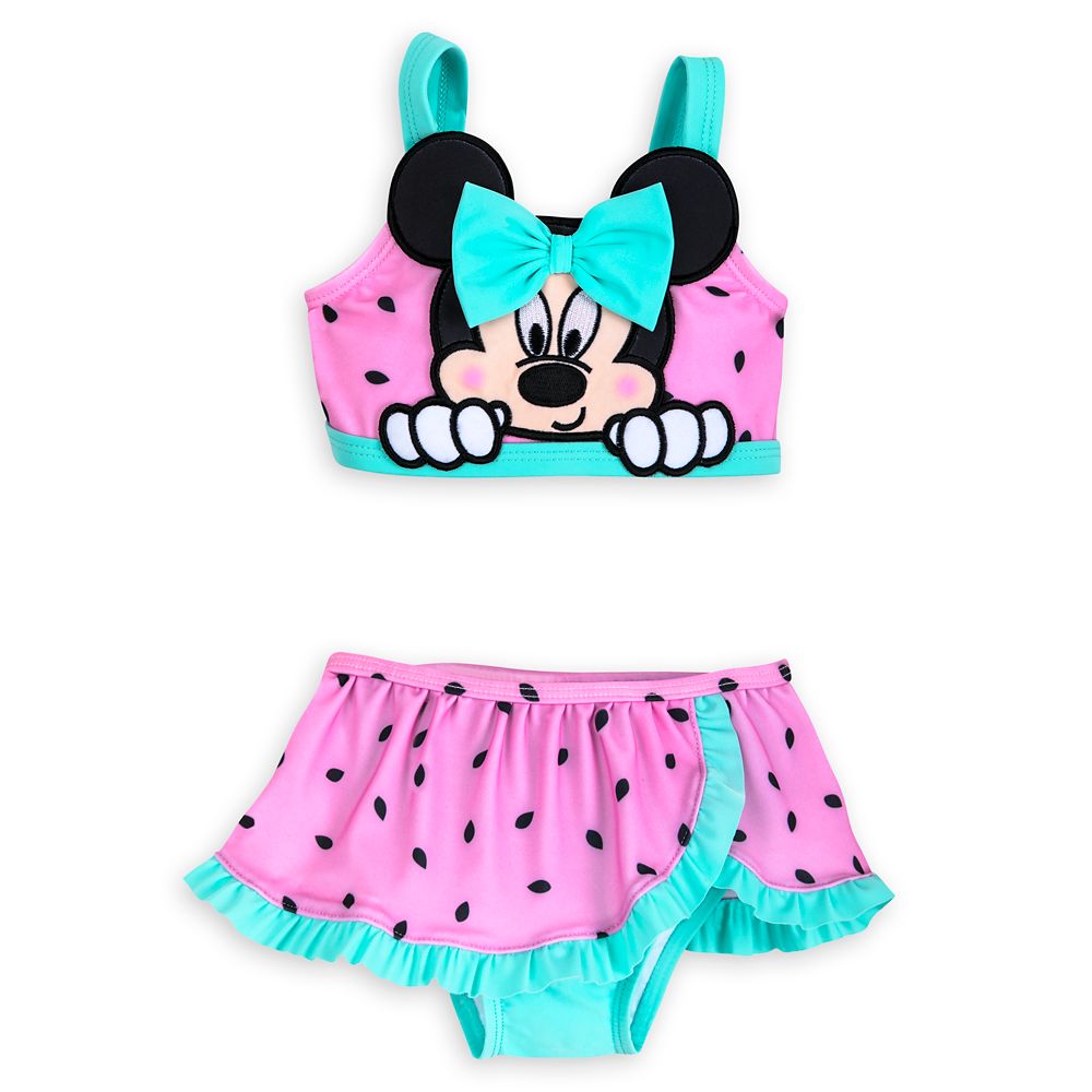 minnie mouse two piece bathing suit