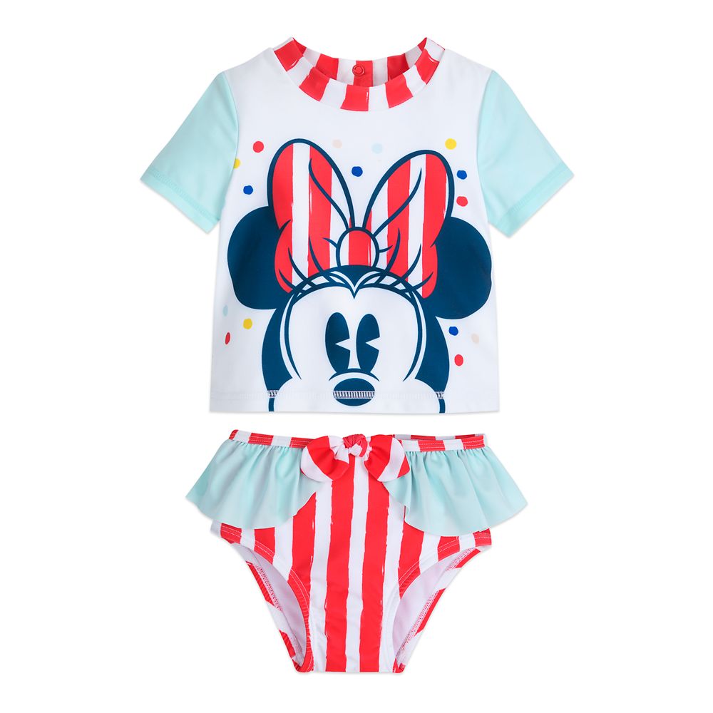 Minnie Mouse Rash Guard Swimsuit for Baby Disney Store