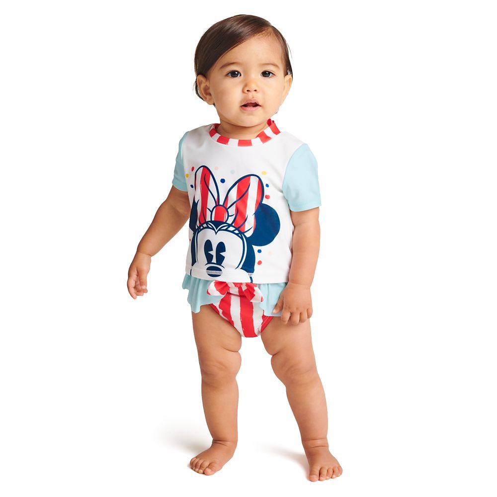 Minnie Mouse Rash Guard Swimsuit for Baby