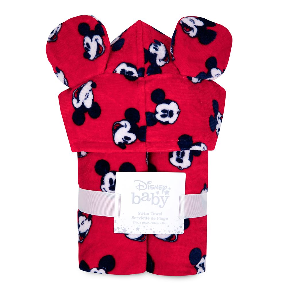 Mickey Mouse Hooded Swim Towel for Baby