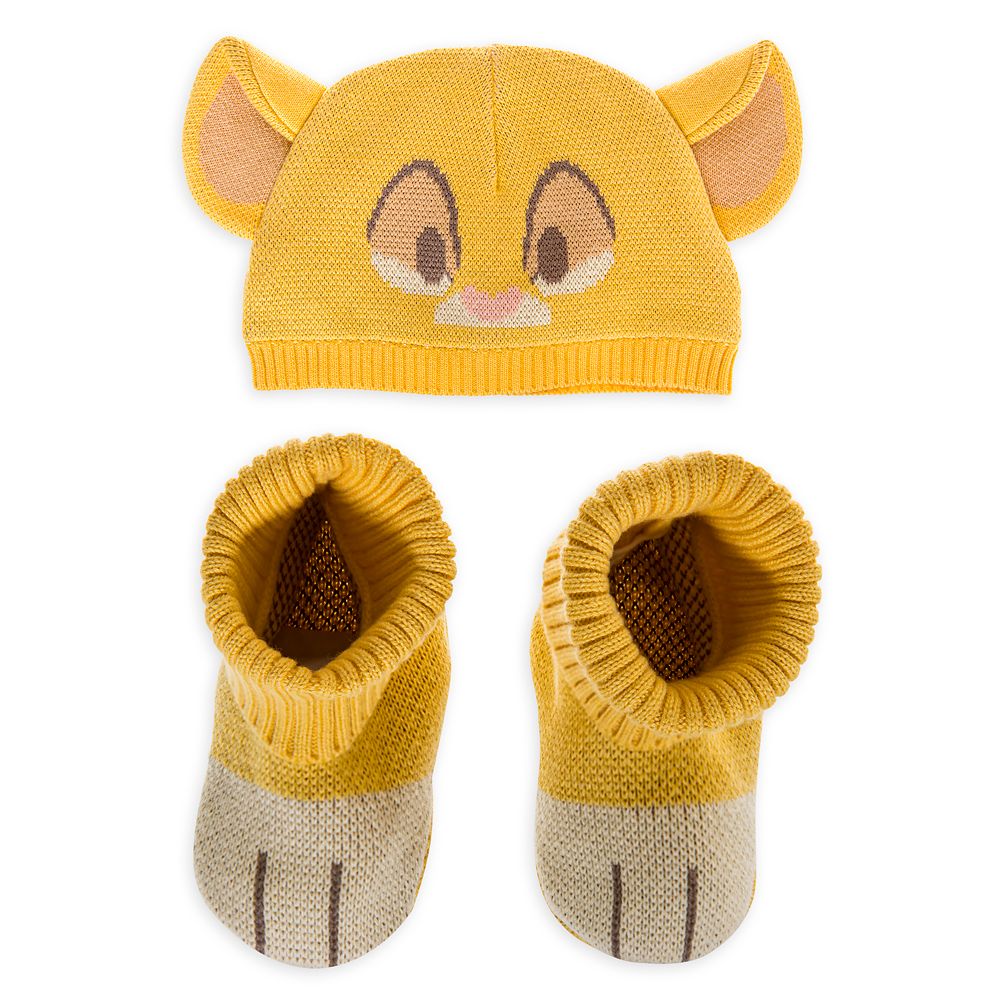 Simba Beanie and Booties Set for Baby – The Lion King