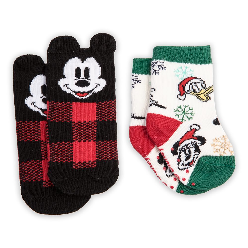 Mickey Mouse and Friends Holiday Sock Set for Baby