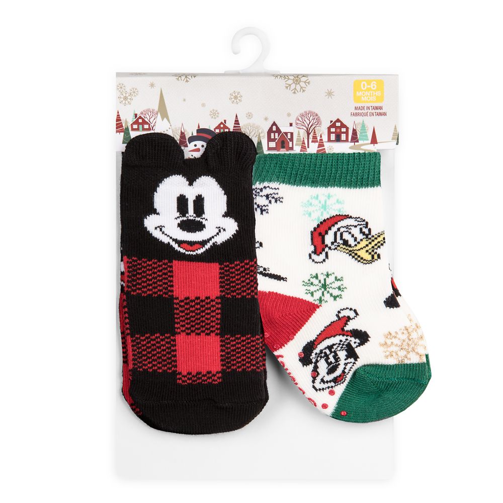 Mickey Mouse and Friends Holiday Sock Set for Baby