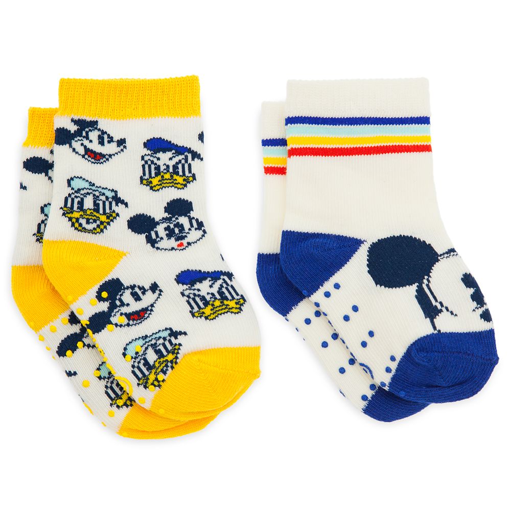 Mickey Mouse and Donald Duck Sock Set for Baby