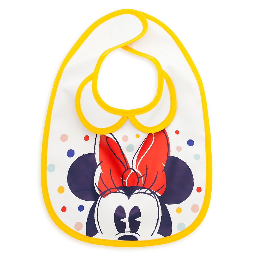 Minnie Mouse Collared Bib for Baby