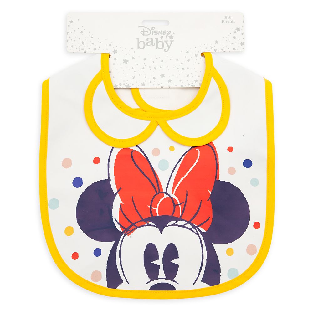Minnie Mouse Collared Bib for Baby