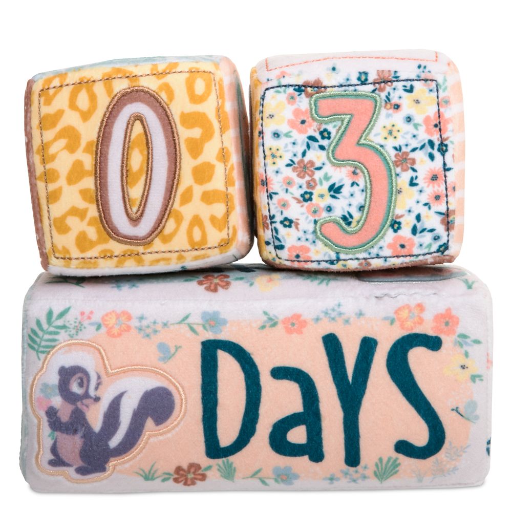 Disney Classics Plush Milestone Blocks for Baby