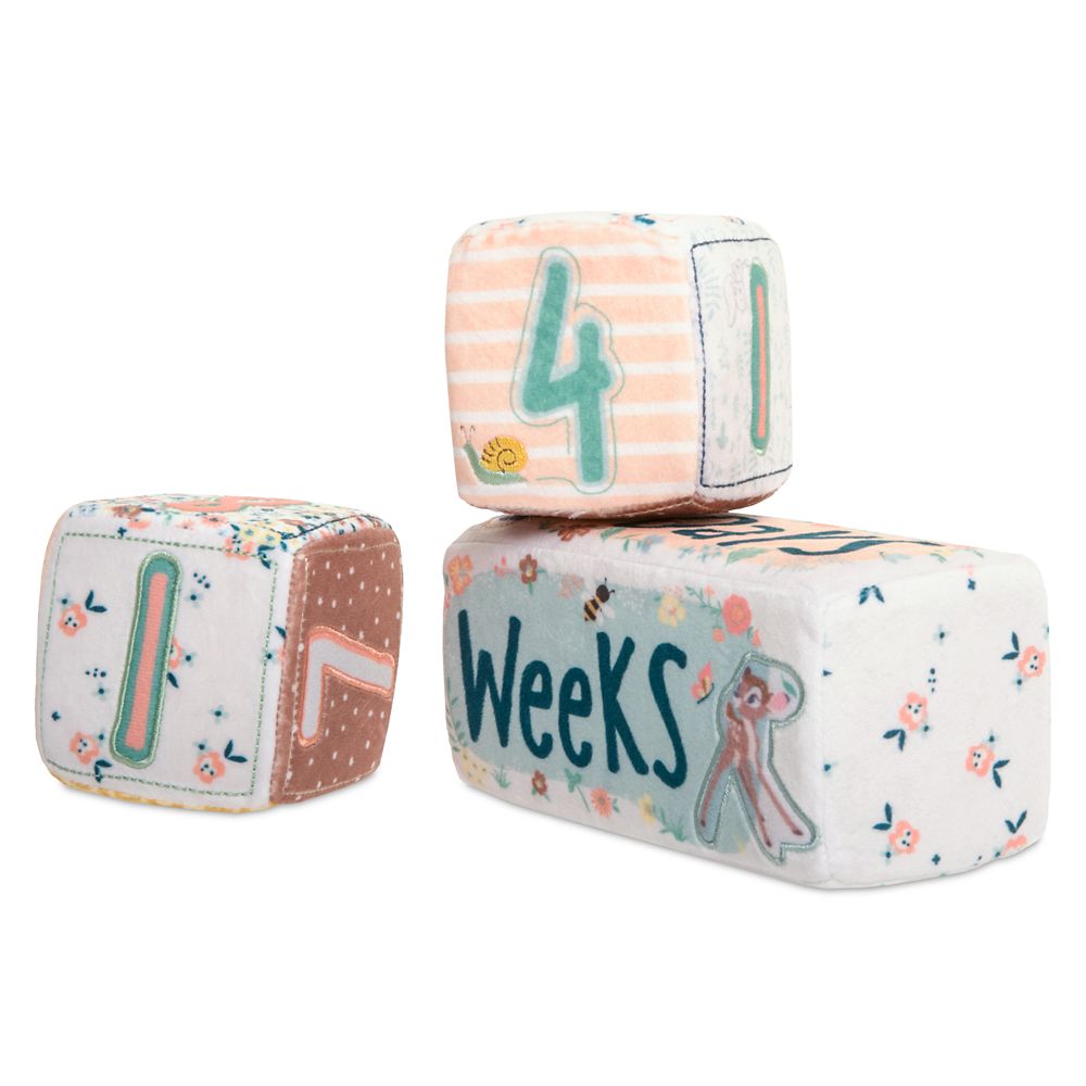 Disney Classics Plush Milestone Blocks for Baby