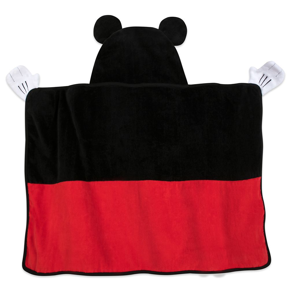 mickey mouse hooded towel for baby