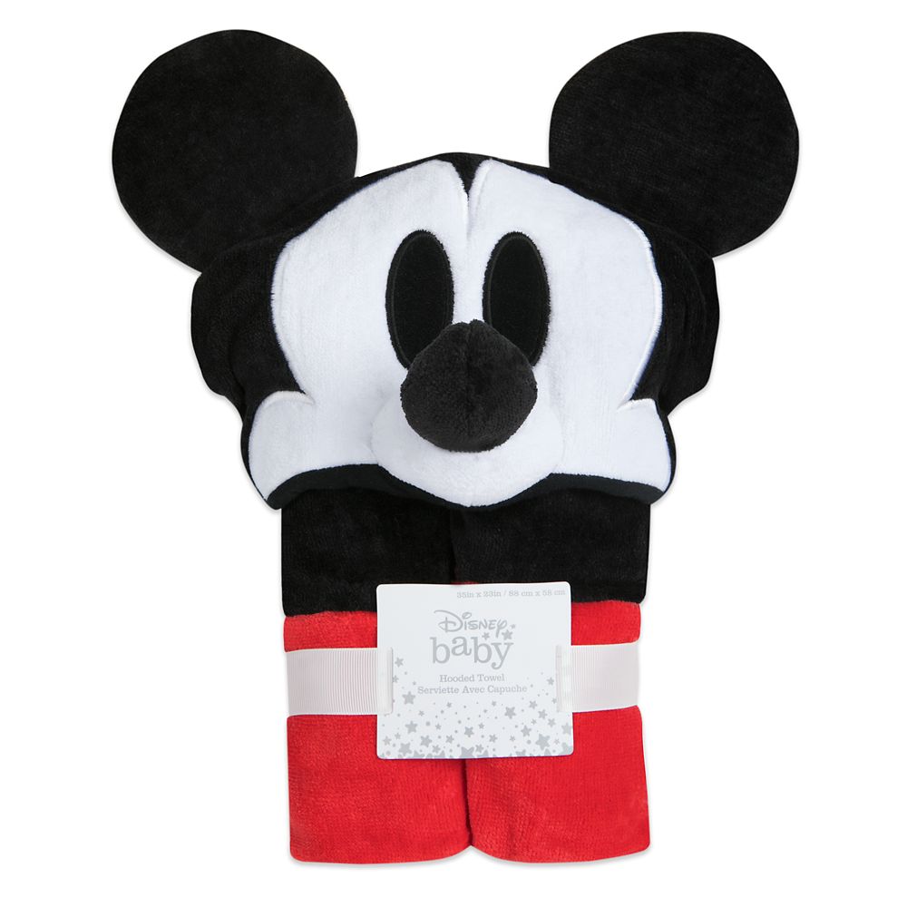 mickey mouse baby towel