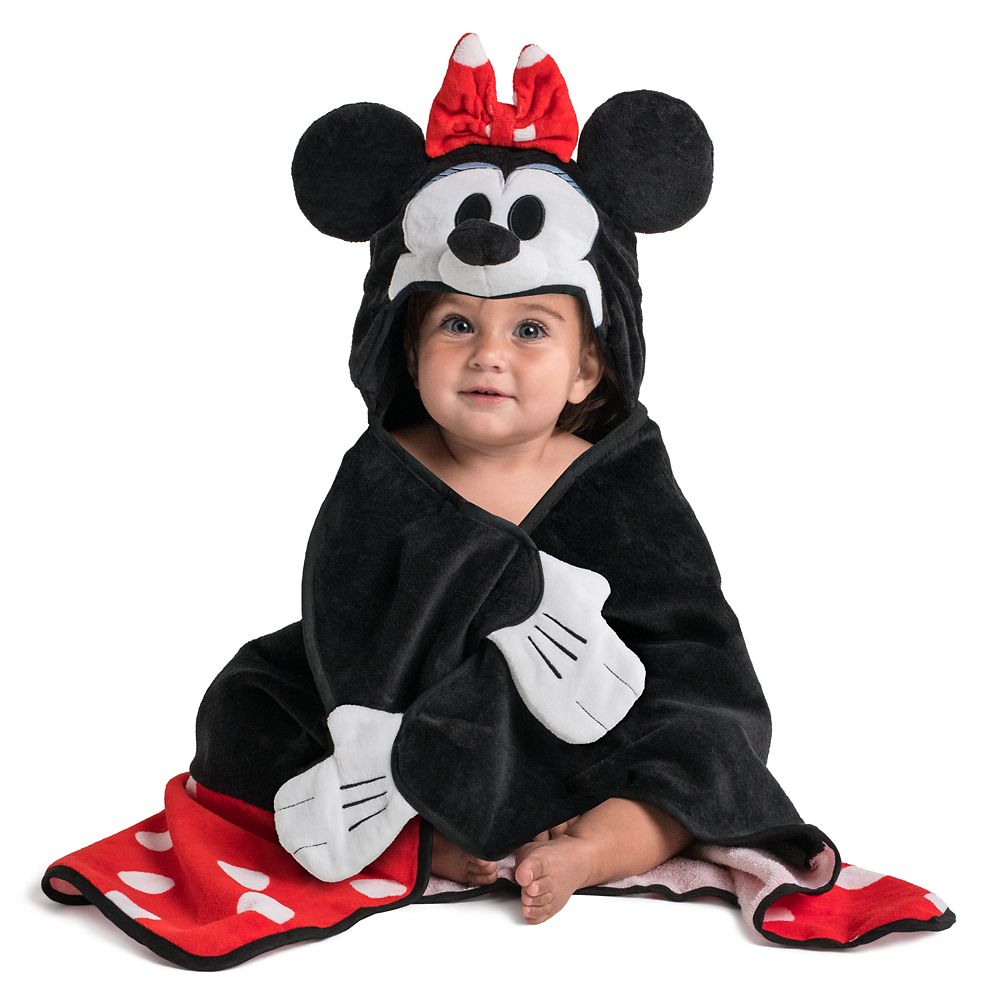 mickey mouse hooded towel for baby