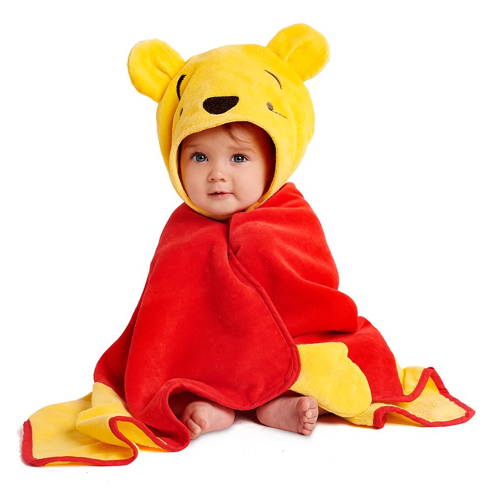 winnie the pooh hooded bath towel