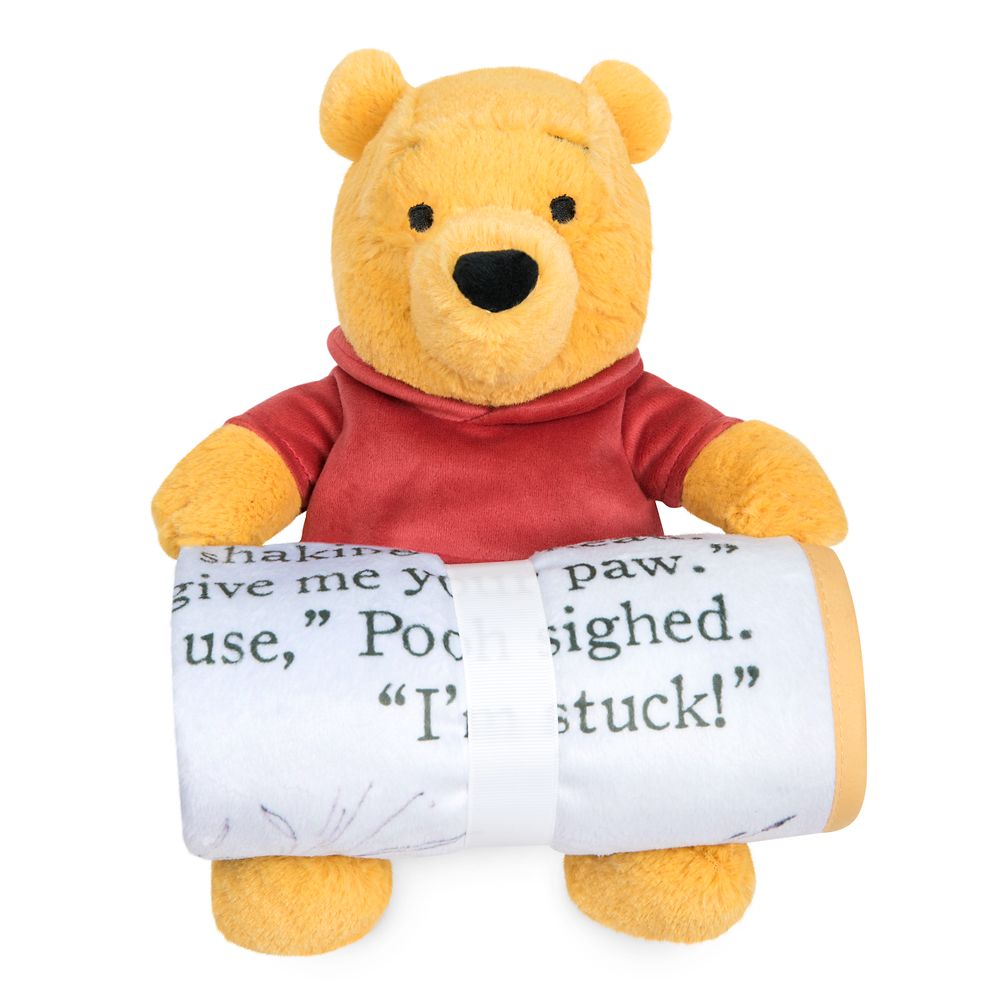 Winnie the Pooh Plush and Blanket Gift Set for Baby