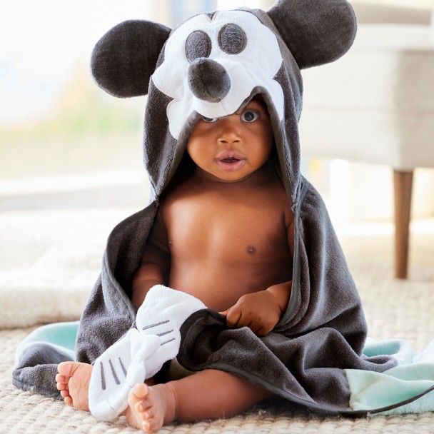 Bathrobe/Terry Mickey Mouse Toddler Boys Hooded Robe 