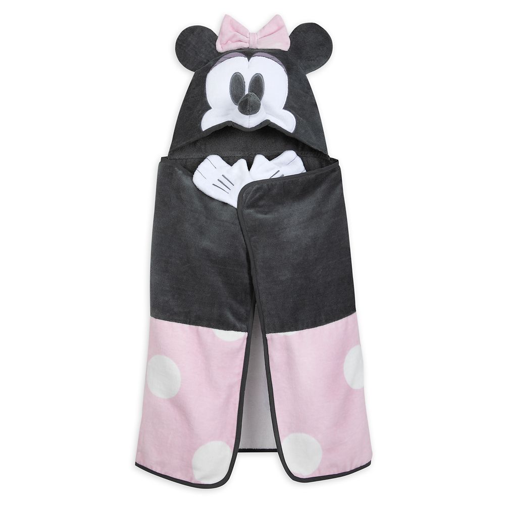 Minnie Mouse Hooded Towel for Baby Official shopDisney