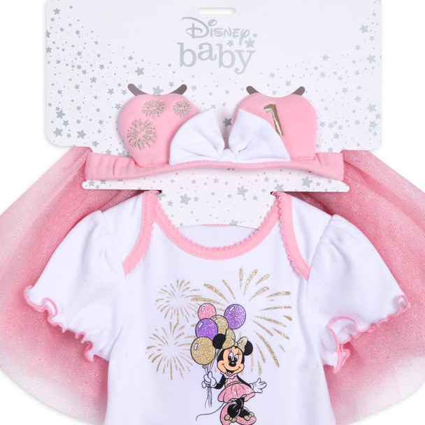 Minnie Mouse Milestone Gift Set for Baby – Pink