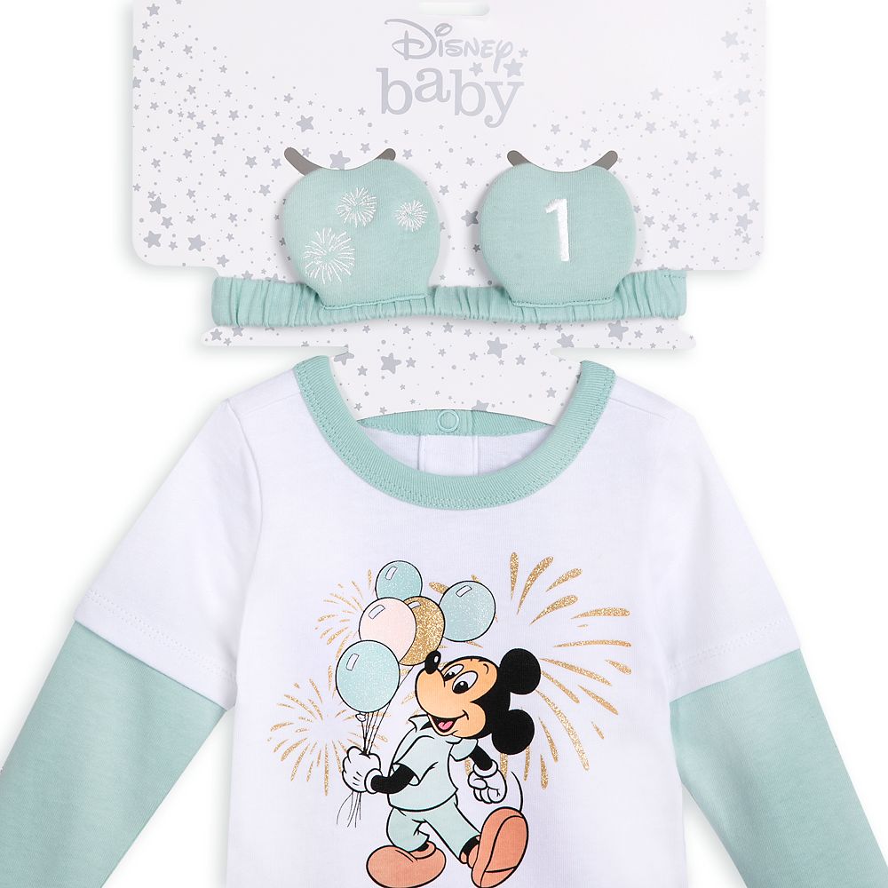 Mickey Mouse First Birthday Layette Set