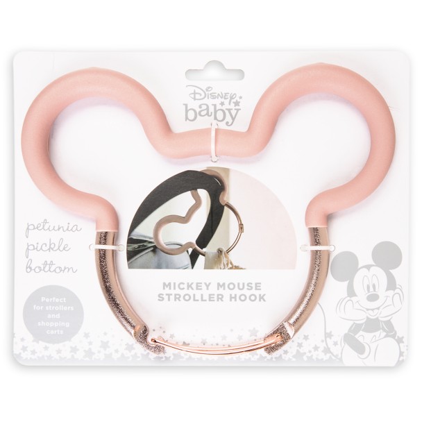 Mickey Mouse Icon Stroller Hook by Petunia Pickle Bottom – Rose Gold