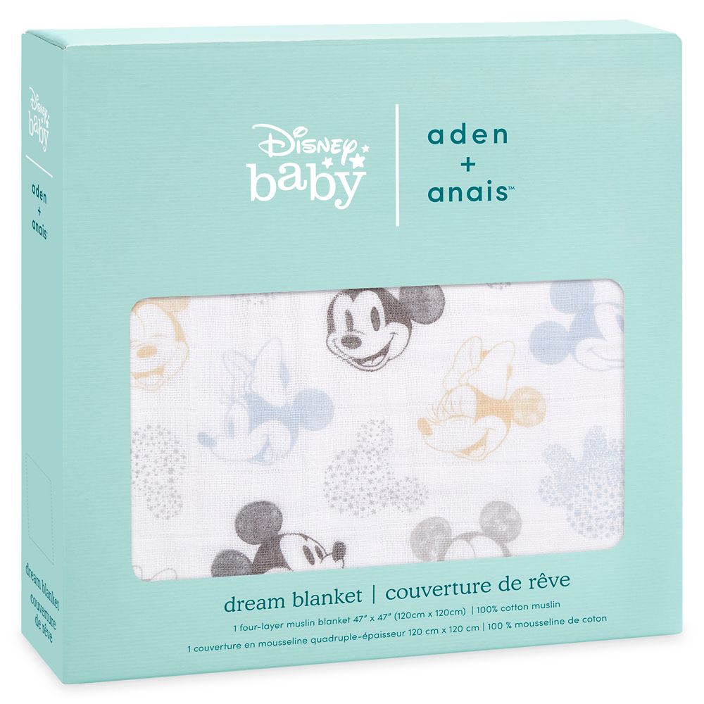 Mickey and Minnie Mouse Dream Blanket by aden + anais®