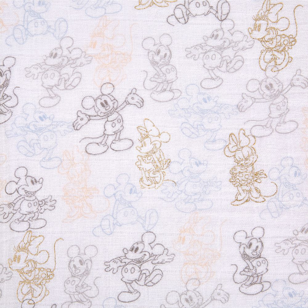 Mickey and MInnie Mouse Swaddle Set for Baby by aden + anais®