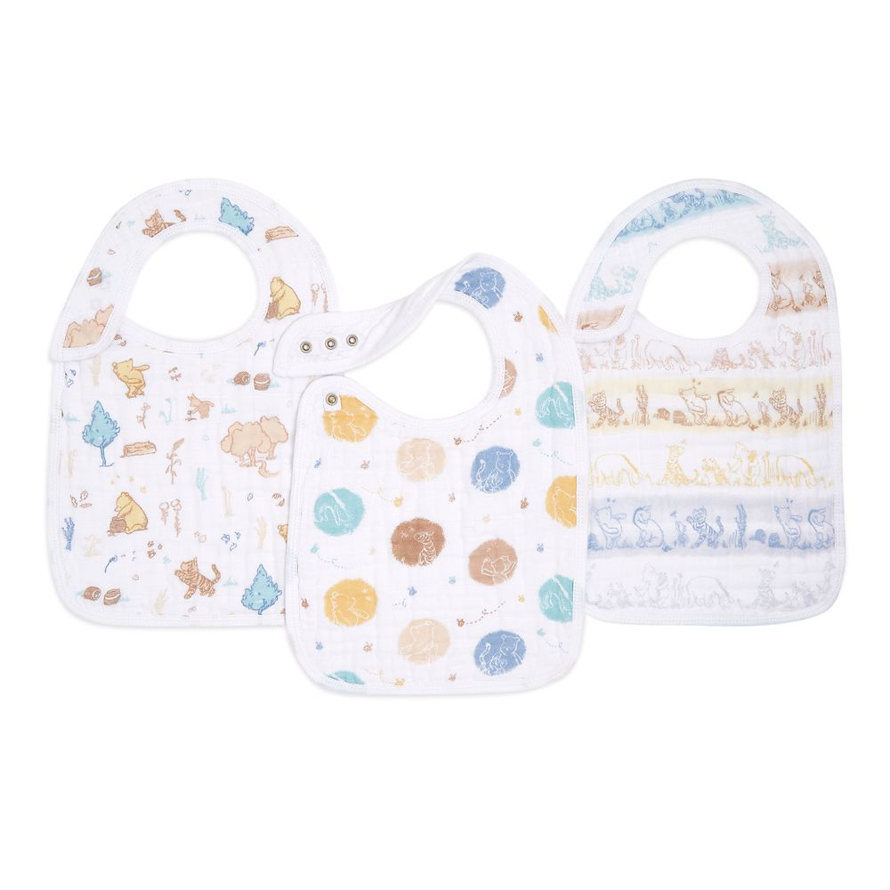 Winnie the Pooh Snap Bib Set for Baby by aden + anais®