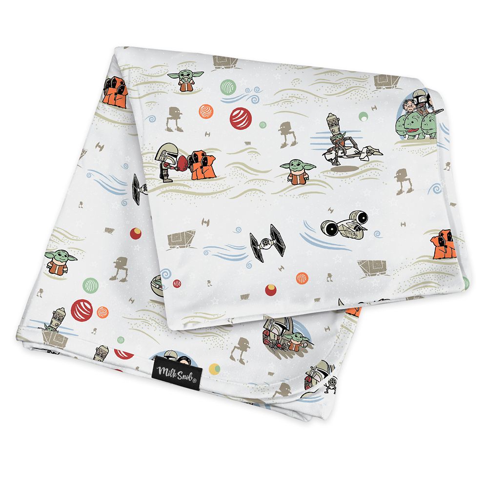 Star Wars: The Mandalorian Baby Blanket by Milk Snob available online