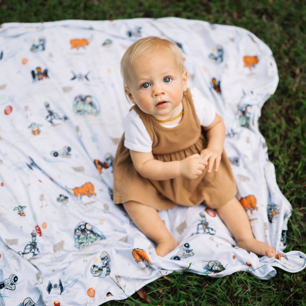 Star Wars The Mandalorian Baby Blanket By Milk Snob ShopDisney