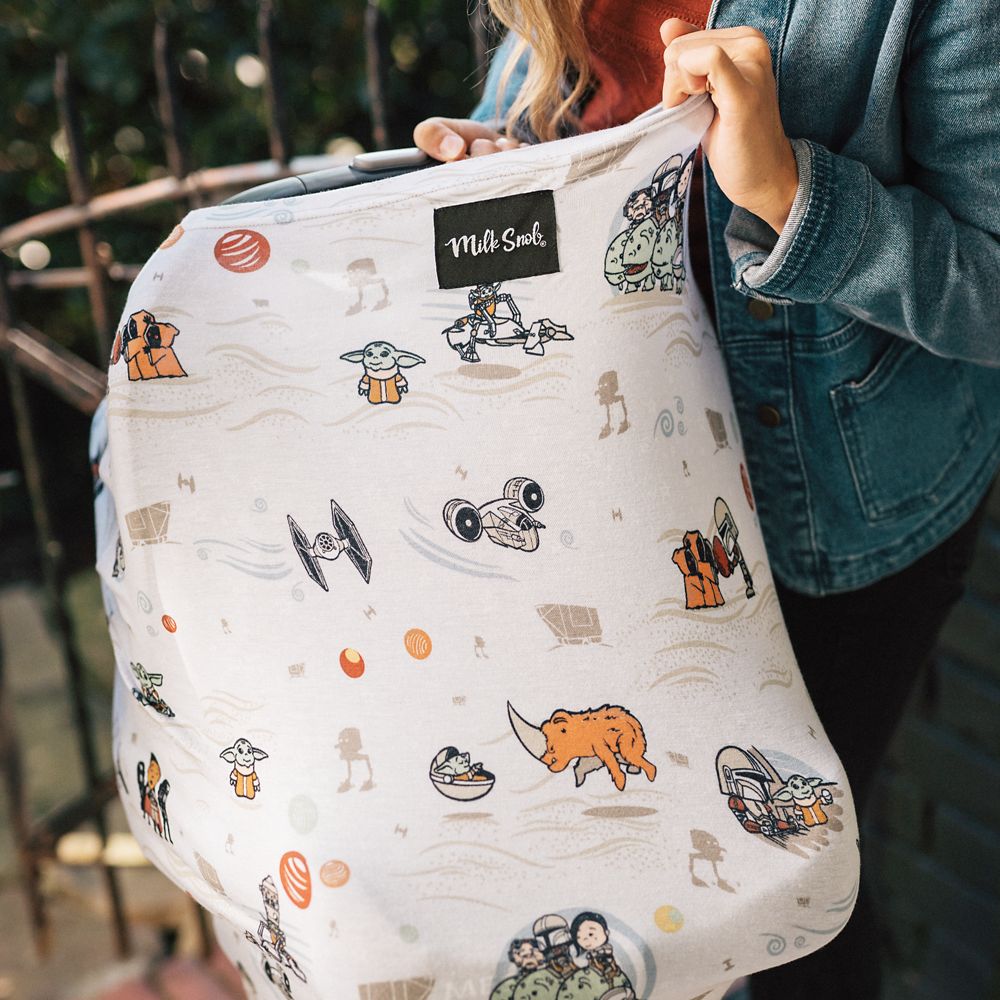 Star Wars: The Mandalorian Baby Seat Cover by Milk Snob