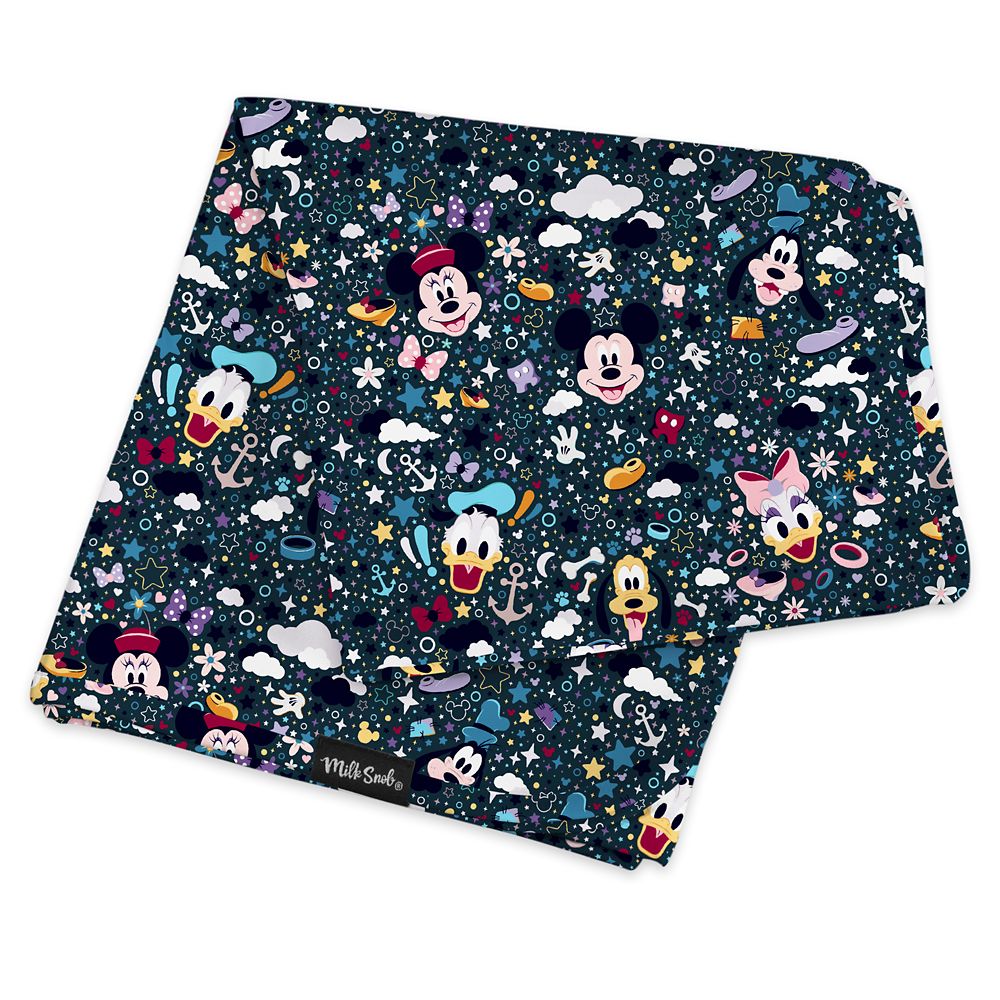 Mickey Mouse and Friends Baby Blanket by Milk Snob