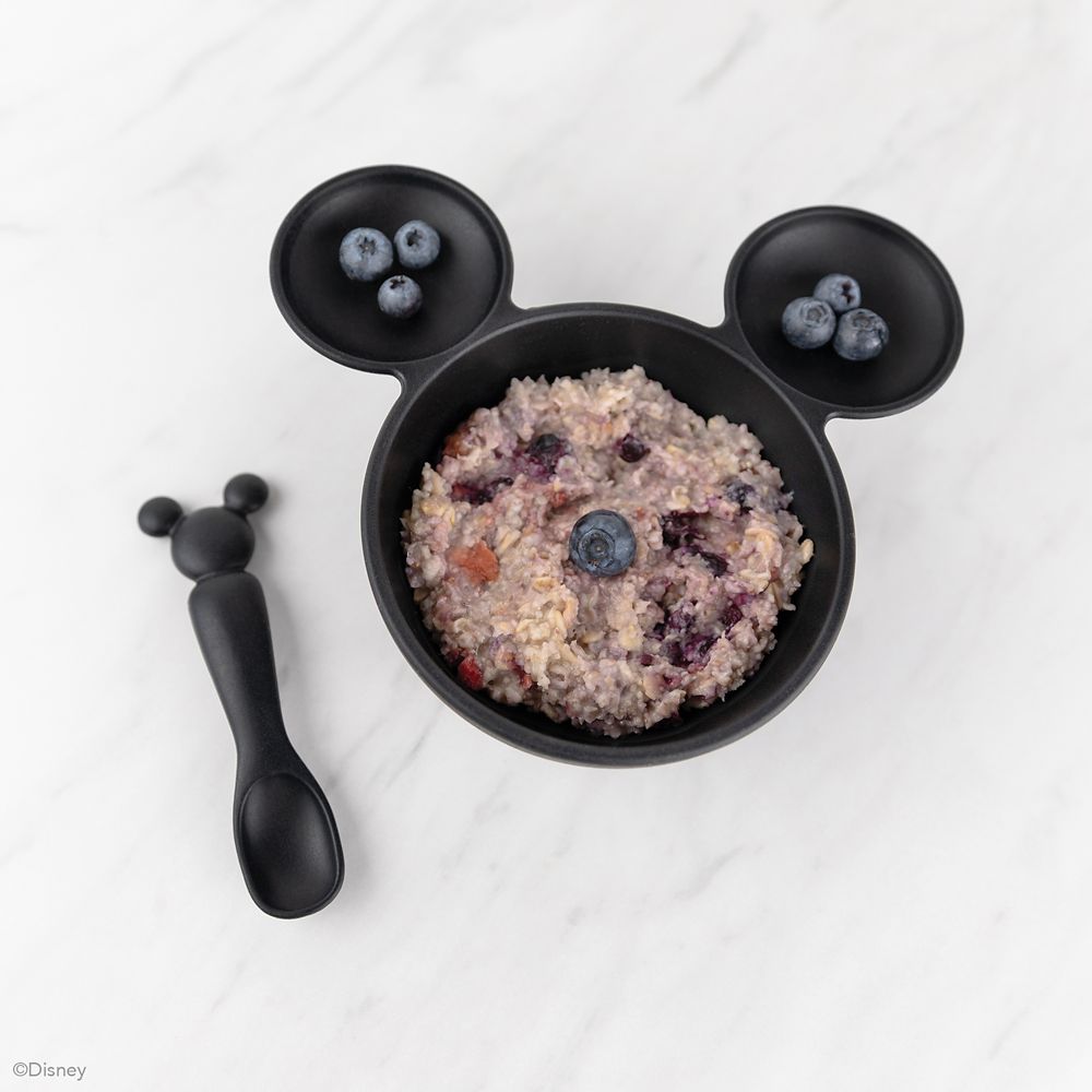 Mickey Mouse First Feeding Set by Bumkins – Black