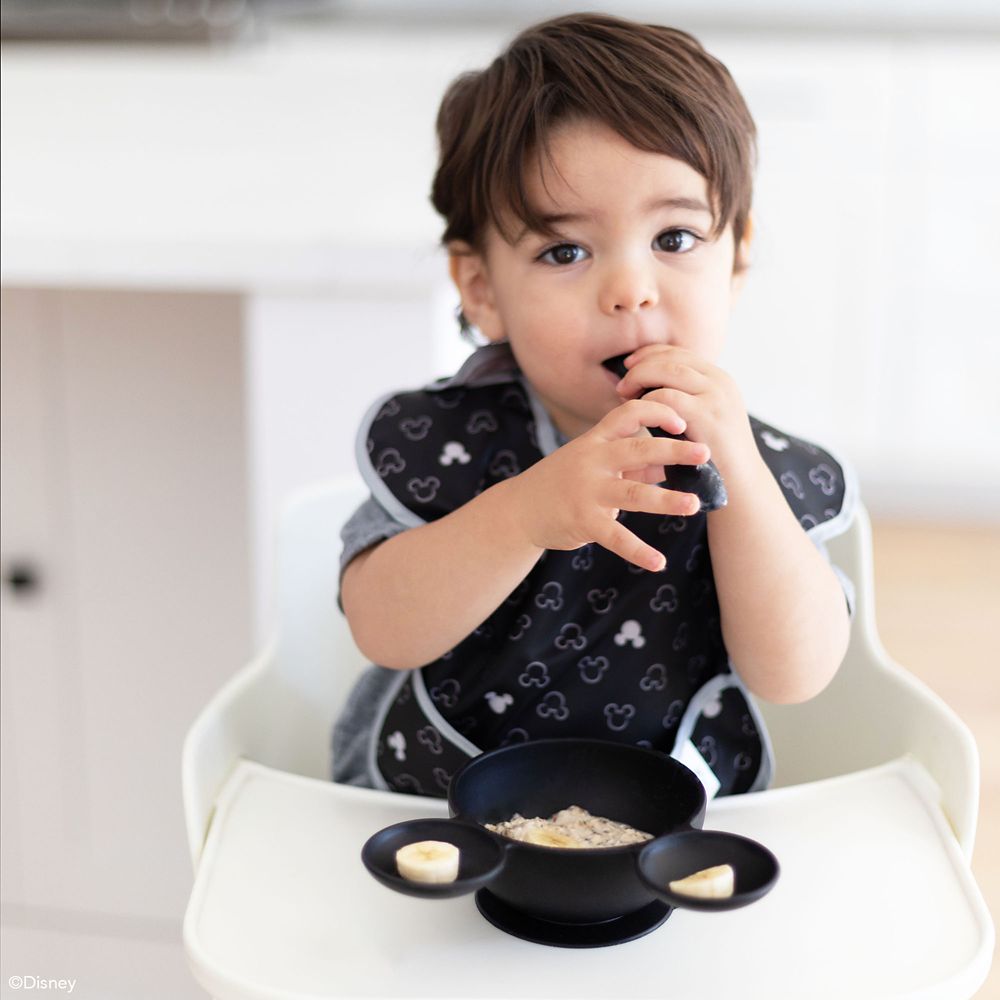 Mickey Mouse First Feeding Set by Bumkins – Black