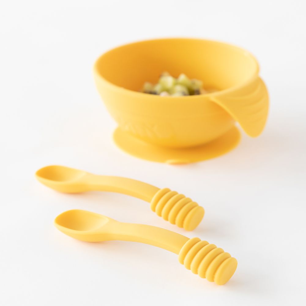 Winnie the Pooh Silicone First Feeding Set by Bumkins