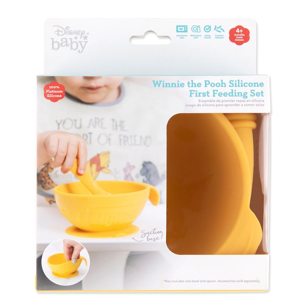 Winnie the Pooh Silicone First Feeding Set by Bumkins