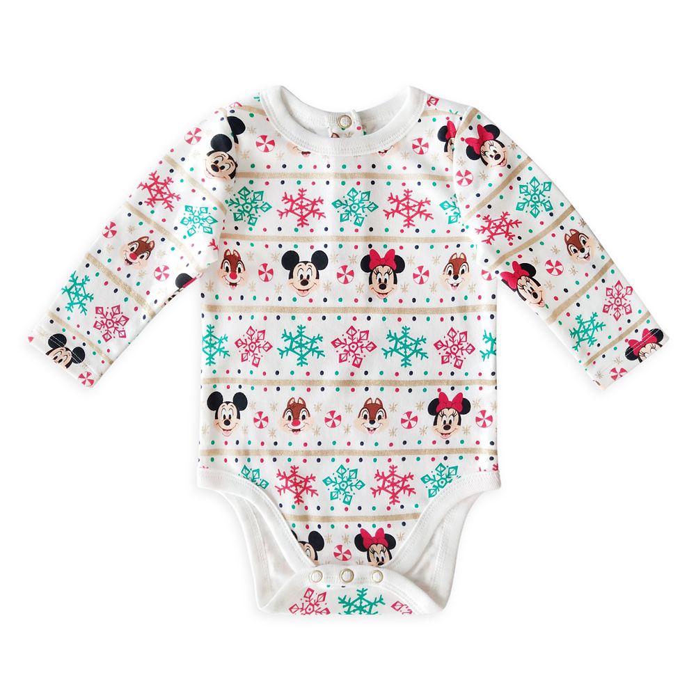 Mickey Mouse and Friends Holiday Bodysuit Set