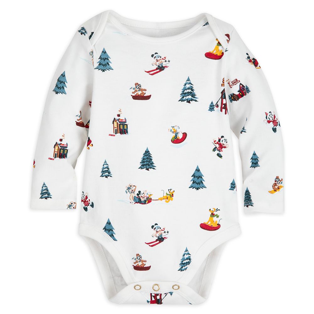 Mickey Mouse Holiday Bodysuit and Pants Set for Baby