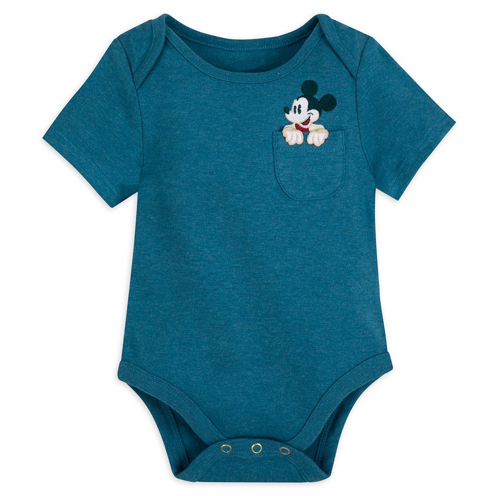 Mickey Mouse Holiday Bodysuit and Pants Set for Baby