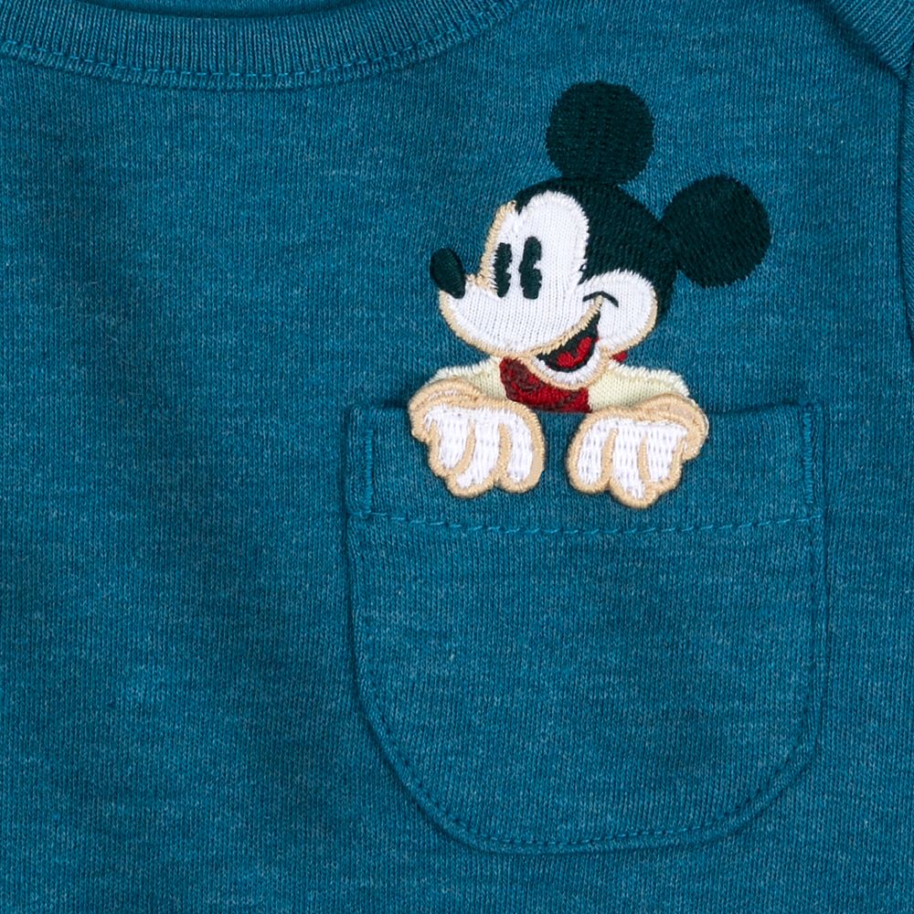 Mickey Mouse Holiday Bodysuit and Pants Set for Baby