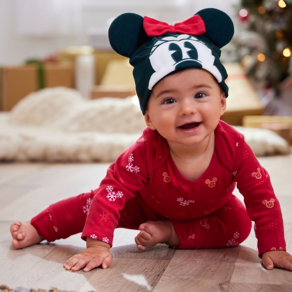 Minnie Mouse Holiday Bodysuit and Pants Set for Baby