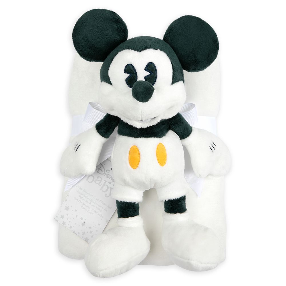 Mickey Mouse Blanket and Plush Set for Baby