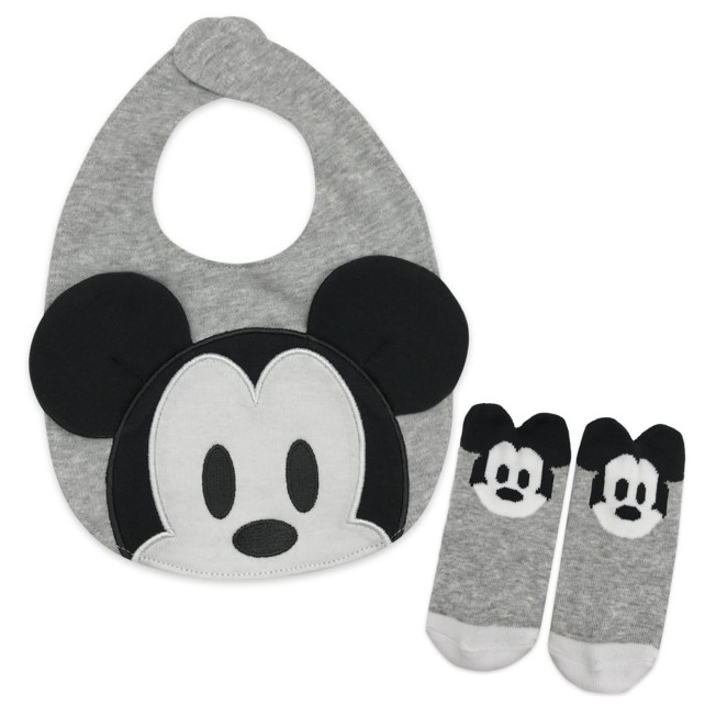 Mickey Mouse Bib and Socks Set for Baby