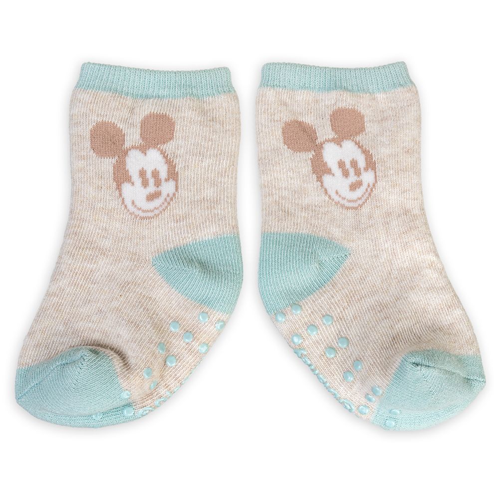 Mickey Mouse Bib and Sock Set for Baby