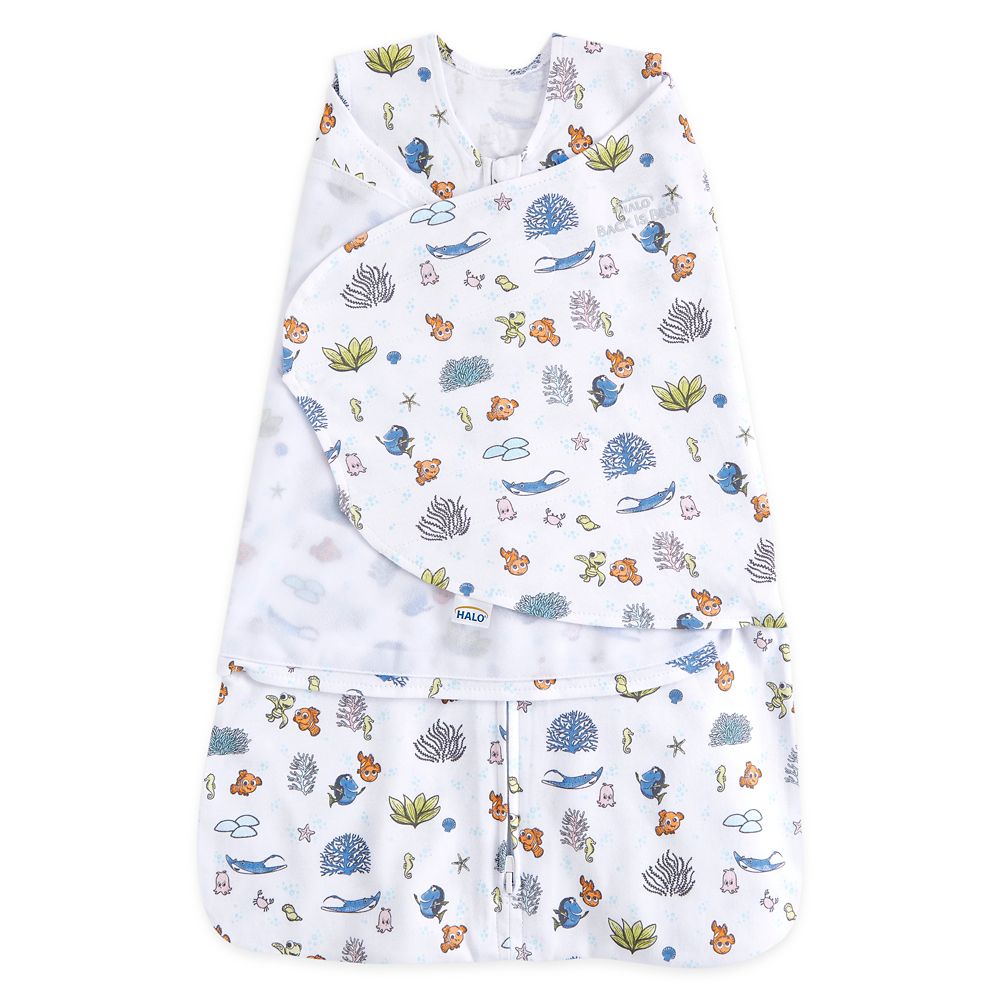 Finding Nemo HALO Easy Swaddle for Baby – White is now out for purchase