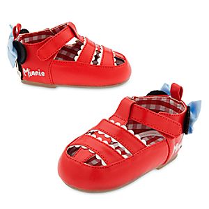 Minnie Mouse Faux Leather Sandals for Baby