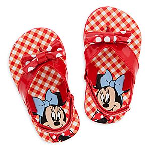 Minnie Mouse Flip Flops for Baby