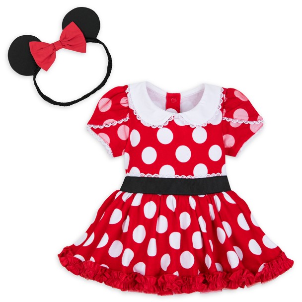 Minnie Mouse Costume Bodysuit for Baby – Red |