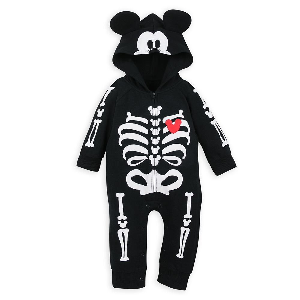 Mickey Mouse Halloween Skeleton Romper for Baby is now available online