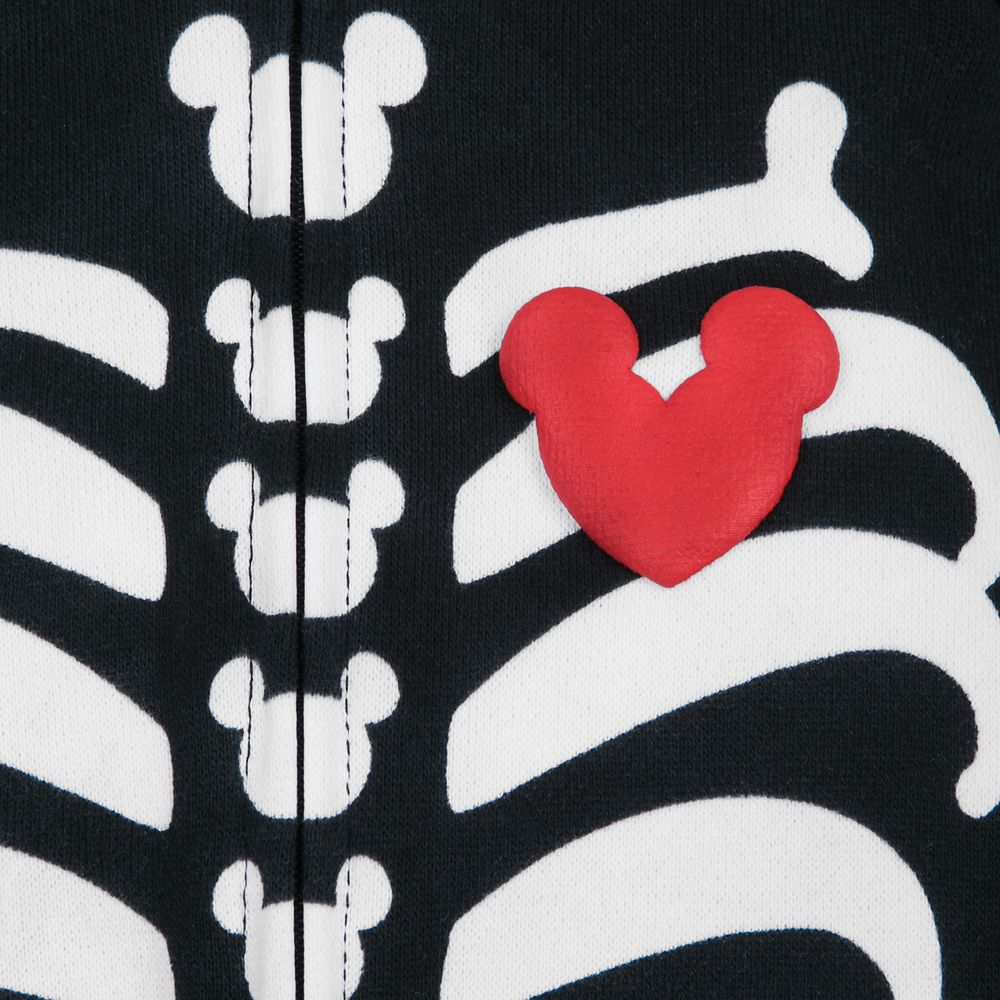 Mickey Mouse Halloween Skeleton Romper for Baby