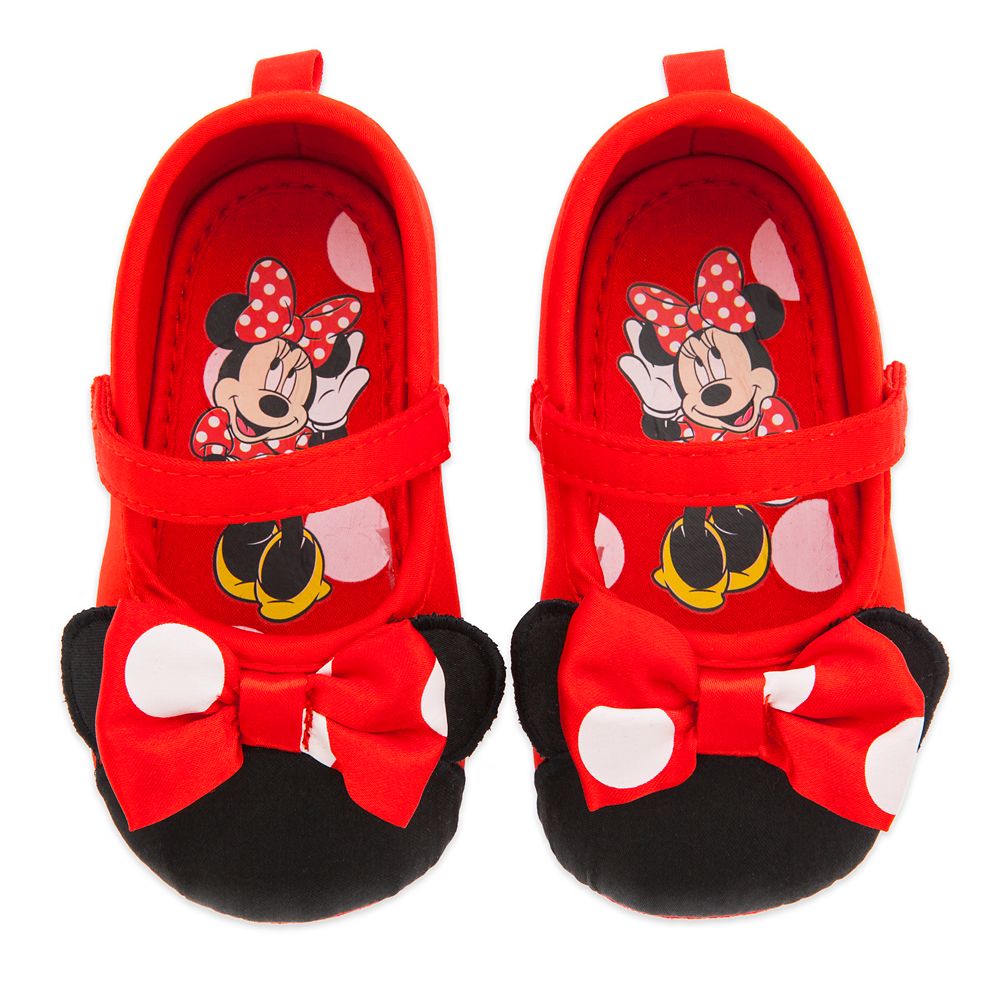 Minnie Mouse Costume Shoes for Baby – Red