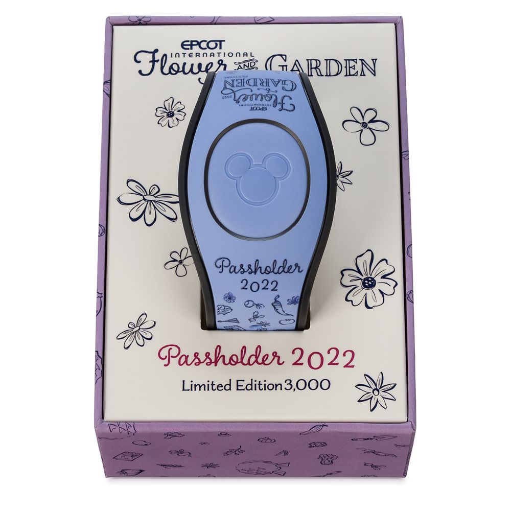 Figment MagicBand 2 – EPCOT International Flower & Garden Festival 2022 – Annual Passholder Limited Edition