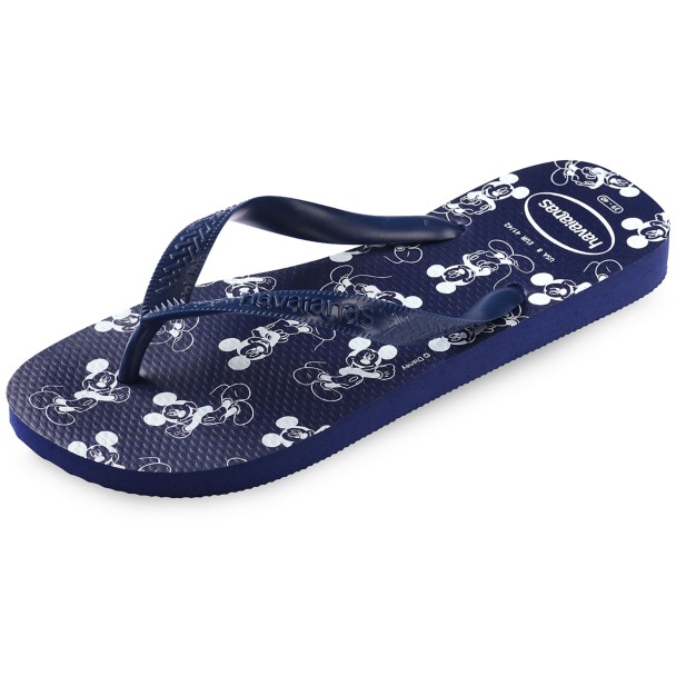 Havaianas Mens Disney Stylish Mickey Mouse Flip Flop Sandals, Blue